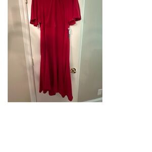 Elegant Red Women's Dress